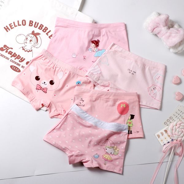 breathable cartoon children's girls' cotton boxer baby underwear girls' baby underwear jh, Camo