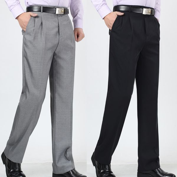middle-aged suit pants men's summer loose-fit thin business men's trousers middle-aged men suit pants high-waisted deep crotch d, Black
middle-aged suit pants men's summer loose-fit thin business men's trousers middle-aged men suit pants high-waisted deep crotch d, Black