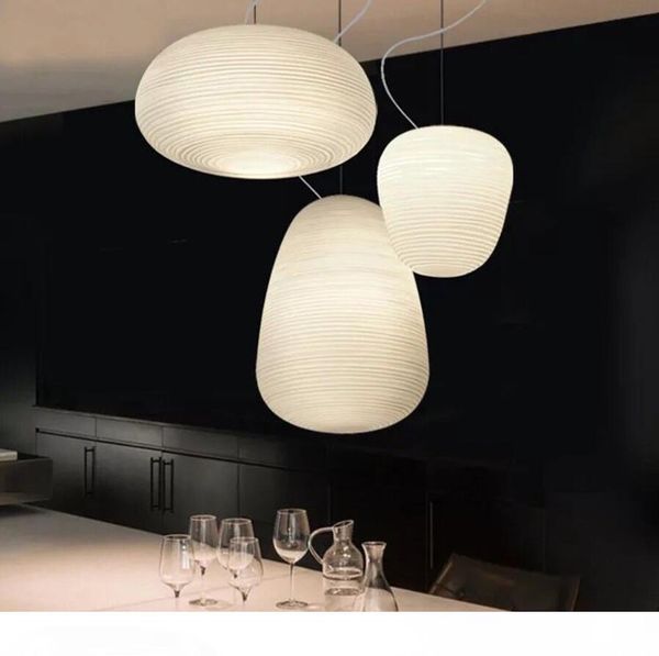 Nordic Creative Foscarini Rituals White Glass Led E27 Pendant Light For Dining Room Living Room Bar Restaurant Ac 80-260v