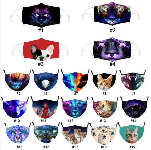 Animals face mask 3D Digital face mouth mask fashion safer adults mask Adjustable Earhook
Animals face mask 3D Digital face mouth mask fashion safer adults mask Adjustable Earhook