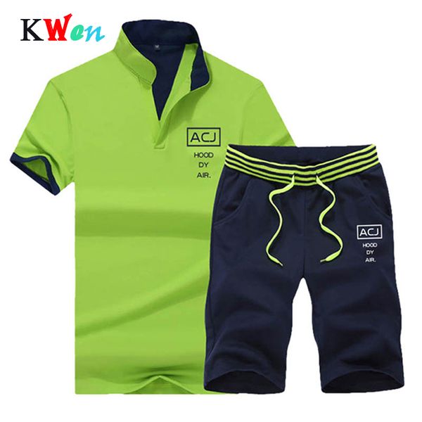 фитнес костюмы лето 2pc top короткий набор mens стенд воротник 2020 мода 2 шт футболки шорты tracksuit марка sportsuits set men, Gray 
фитнес костюмы лето 2pc top короткий набор mens стенд воротник 2020 мода 2 шт футболки шорты tracksuit марка sportsuits set men, Gray