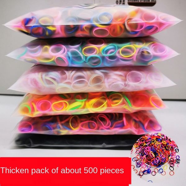 bagged strong pull continuous disposable rubber children's rubber band rope baby hair band hair rope, Slivery;white
bagged strong pull continuous disposable rubber children's rubber band rope baby hair band hair rope, Slivery;white