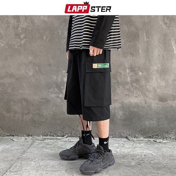 lappster men ins korean fashions cargo shorts 2020 summer black pocket multifunction cropped trousers streetwear sweatshorts 5xl, White;black
lappster men ins korean fashions cargo shorts 2020 summer black pocket multifunction cropped trousers streetwear sweatshorts 5xl, White;black