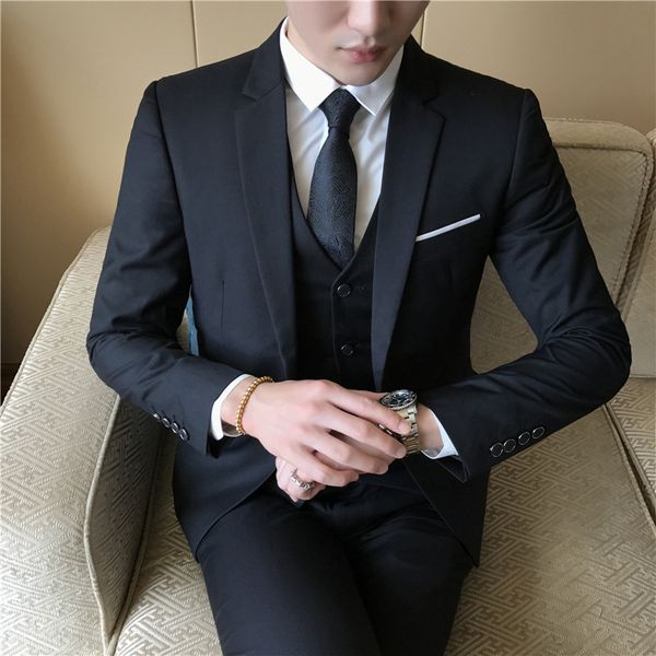 suits men fall wedding pure color business men, cultivate one's morality man suit, White;black
suits men fall wedding pure color business men, cultivate one's morality man suit, White;black