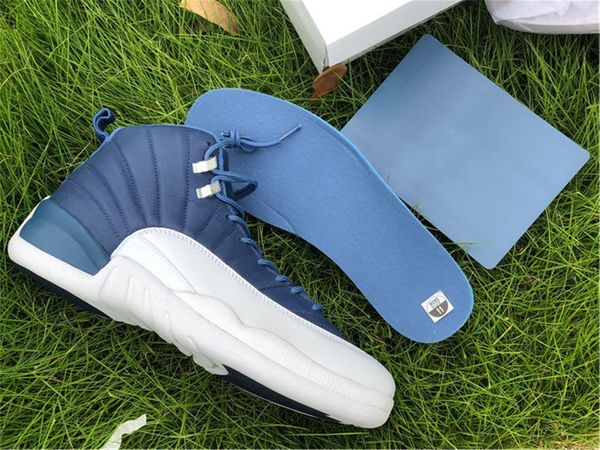 2020 air authentic 12 indigo stone blue legend blue obsidian basketball shoes men real carbon fiber outdoor sneakers sports with box
2020 air authentic 12 indigo stone blue legend blue obsidian basketball shoes men real carbon fiber outdoor sneakers sports with box