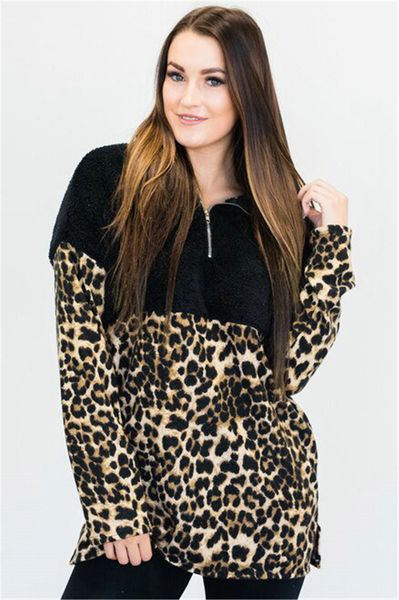 solid turtleneck zipper patchwork leopard women casual long sleeves femme autumn winter pullover black sweatshirts, Black;gray
solid turtleneck zipper patchwork leopard women casual long sleeves femme autumn winter pullover black sweatshirts, Black;gray
