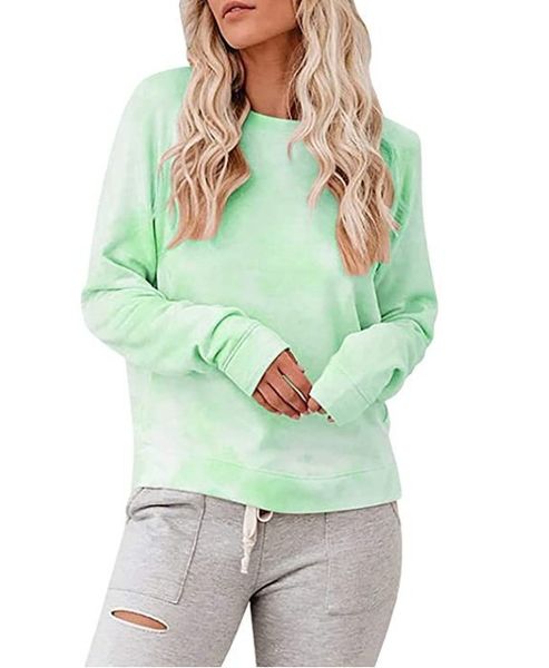 otoño tie tinte dibujo sudadera con capucha suelta mujer multicolor casual manga larga cuello redondo sudaderas señoras gradientes sudaderas, White
otoño tie tinte dibujo sudadera con capucha suelta mujer multicolor casual manga larga cuello redondo sudaderas señoras gradientes sudaderas, White