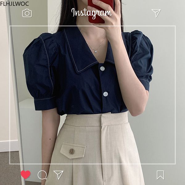 korean japan style clothes chic cute summer puff sleeve preppy style girls single breasted button white shirts women blouse
korean japan style clothes chic cute summer puff sleeve preppy style girls single breasted button white shirts women blouse