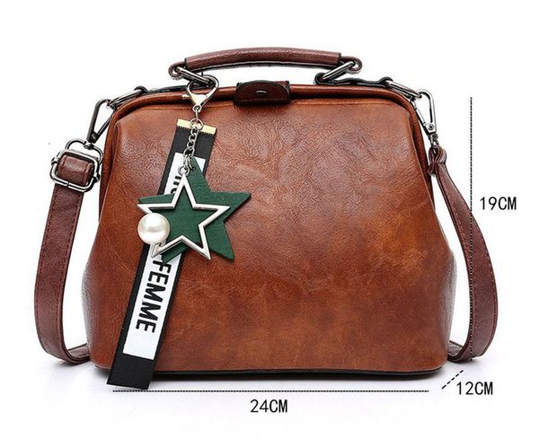 fashion women handbag new female star pendant hasp tassel rivets leather crossbody shoulder bag casual brand doctor women bags 
fashion women handbag new female star pendant hasp tassel rivets leather crossbody shoulder bag casual brand doctor women bags