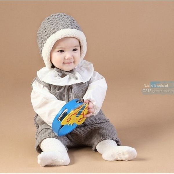 new korean style children's clothing wool knitted baby pants suit children's clothing vest vest pants set infant clothes, Blue
new korean style children's clothing wool knitted baby pants suit children's clothing vest vest pants set infant clothes, Blue