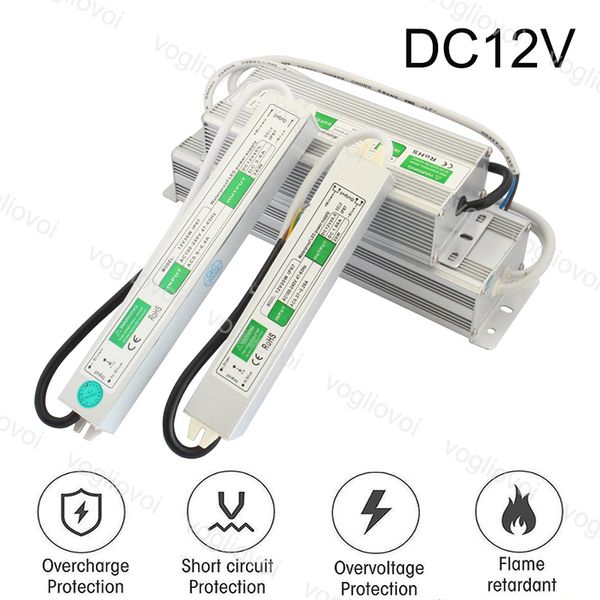 lighting transformers dc12v 80w 60w 100w waterproof 90~265v aluminum silvery adapter for 3528 5050 led stripmodules digital led pixel dhl
lighting transformers dc12v 80w 60w 100w waterproof 90~265v aluminum silvery adapter for 3528 5050 led stripmodules digital led pixel dhl