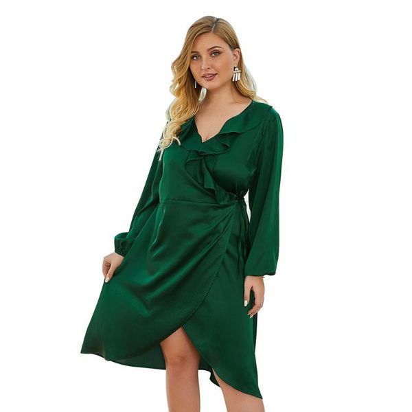 jvcake woman dress ruffled long sleeved dress woman army green large size long sleeved v neck casual 4xl 3xl xl, Black;gray
jvcake woman dress ruffled long sleeved dress woman army green large size long sleeved v neck casual 4xl 3xl xl, Black;gray