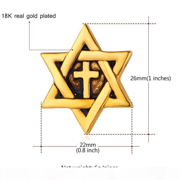 women men 18k real gold plated brooches pin platinum plated cross&star of david brooch for suit shirt, Gray
women men 18k real gold plated brooches pin platinum plated cross&star of david brooch for suit shirt, Gray