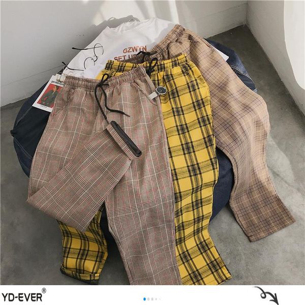men women korean black plaid casual pants 2020 mens streetwear harem pants male checkered trousers plus size-d
men women korean black plaid casual pants 2020 mens streetwear harem pants male checkered trousers plus size-d