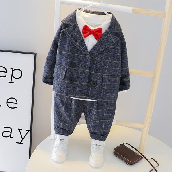 корейский стиль детской моды плед костюм из трех частей bow tie красивый осенний костюм мальчиков хлопок пуловер casual, White
корейский стиль детской моды плед костюм из трех частей bow tie красивый осенний костюм мальчиков хлопок пуловер casual, White