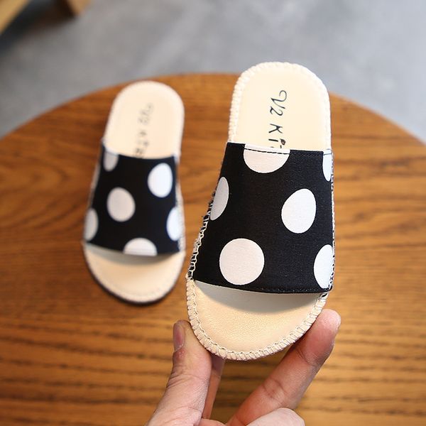 slipper children slippers for boy girl polka dot linen shoes summer infant flip flops baby indoor, Black;grey
slipper children slippers for boy girl polka dot linen shoes summer infant flip flops baby indoor, Black;grey