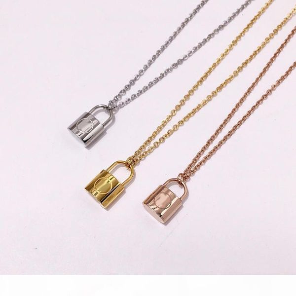 style 316l titanium steel jewelry necklace 18k gold rose silver necklace for men and women couple gift luxury jewelry necklace with box
style 316l titanium steel jewelry necklace 18k gold rose silver necklace for men and women couple gift luxury jewelry necklace with box