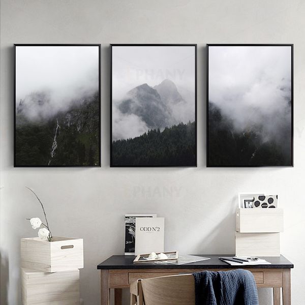 nordic decoration foggy forest lanscape wall art canvas poster and print canvas painting picture for living room home decor
nordic decoration foggy forest lanscape wall art canvas poster and print canvas painting picture for living room home decor