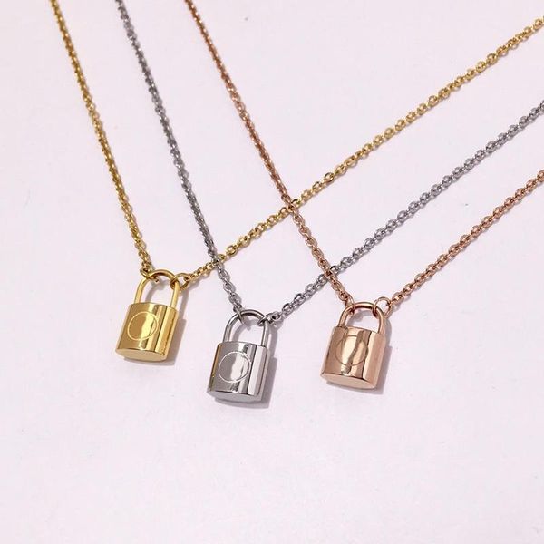style 316l titanium steel jewelry necklace 18k gold rose silver necklace for men and women couple gift luxury jewelry necklace with box
style 316l titanium steel jewelry necklace 18k gold rose silver necklace for men and women couple gift luxury jewelry necklace with box