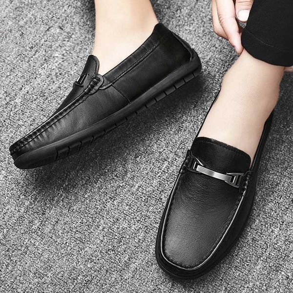2020 genuine leather shoes men dress shoes slip-on penny loafers male moccasins flats soft breathable casual boat driving black
2020 genuine leather shoes men dress shoes slip-on penny loafers male moccasins flats soft breathable casual boat driving black
