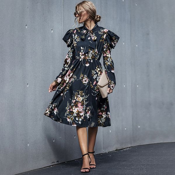 casual dresses european style women dress black bohemian floral print retro puff sleeve knee-length boho fashion lady clothes robe vestidos, Black;gray
casual dresses european style women dress black bohemian floral print retro puff sleeve knee-length boho fashion lady clothes robe vestidos, Black;gray