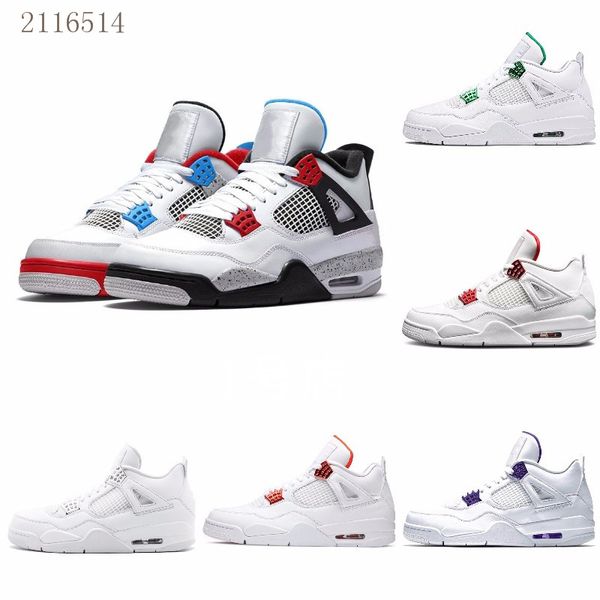 cool grey 4 pure money metallic pack men basketball shoes 4s pine green court purple university orange red sneaker j#07-245
cool grey 4 pure money metallic pack men basketball shoes 4s pine green court purple university orange red sneaker j#07-245