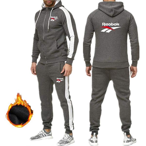 new hooded sportswear men's warm fleece sweatshirt solid color jogging men's sportswear two-piece jacket, Black;blue
new hooded sportswear men's warm fleece sweatshirt solid color jogging men's sportswear two-piece jacket, Black;blue