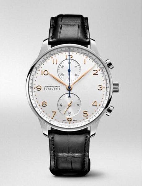 40.9 mm 371445 white dial automatic mens men's watch watches, Slivery;brown