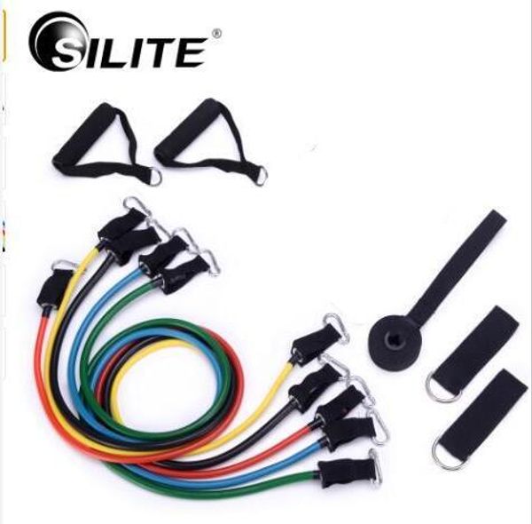 silite 11pcs /set pull rope fitness exercises resistance bands crossfit latex tubes pedal excerciser body training workout yoga
silite 11pcs /set pull rope fitness exercises resistance bands crossfit latex tubes pedal excerciser body training workout yoga