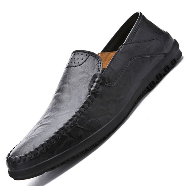 breathable fashion genuine leather men casual shoes 2020 italian men loafers moccasins slip-on driving shoes plus size 38-46, Black
breathable fashion genuine leather men casual shoes 2020 italian men loafers moccasins slip-on driving shoes plus size 38-46, Black
