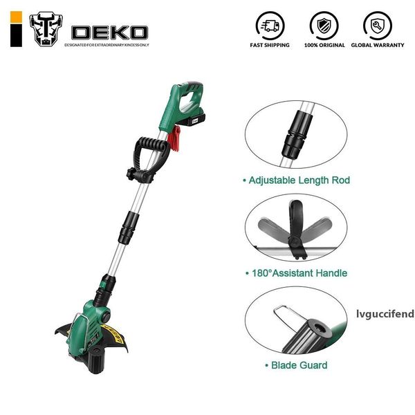 deko dkgt06 20v lithium 1500mah cordless grass string trimmer with battery pack and blade pendants t200115
deko dkgt06 20v lithium 1500mah cordless grass string trimmer with battery pack and blade pendants t200115