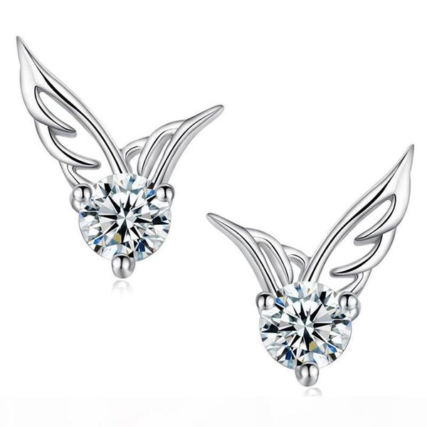 factoy sale 120pairs lot angel wings earring cubic zirconia women party stud earring white gold plated casual crystal retro fashion earrings, Golden;silver
factoy sale 120pairs lot angel wings earring cubic zirconia women party stud earring white gold plated casual crystal retro fashion earrings, Golden;silver