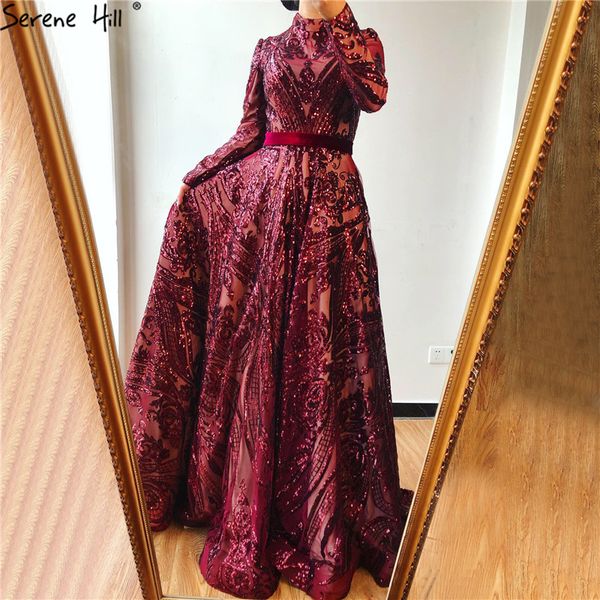 party dresses muslim high neck wine red sparkle evening 2021 long sleeve sequined luxury a-line gowns la70530, White;black
party dresses muslim high neck wine red sparkle evening 2021 long sleeve sequined luxury a-line gowns la70530, White;black