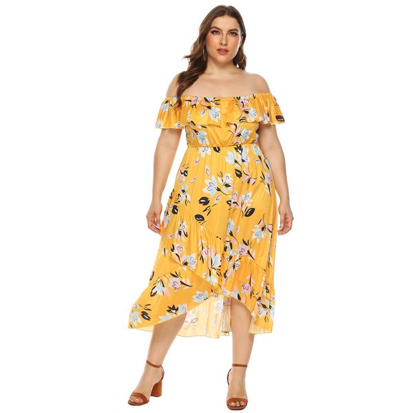 boho strapless irregular floral print beach dress summer women slash neck wrapped waist vestidos ruffle plus size dresses
boho strapless irregular floral print beach dress summer women slash neck wrapped waist vestidos ruffle plus size dresses