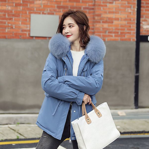 2020 new arrivals women winter solid parkas warm hooded big real fur jacket female lace up adjustable waist oversiz coat a232, Black
2020 new arrivals women winter solid parkas warm hooded big real fur jacket female lace up adjustable waist oversiz coat a232, Black