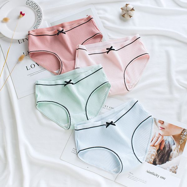 3 pieces/pack mid waist triangle panties youth women underwear lingerie pure cotton bow girl underwear princess style breathable, Black;pink
3 pieces/pack mid waist triangle panties youth women underwear lingerie pure cotton bow girl underwear princess style breathable, Black;pink
