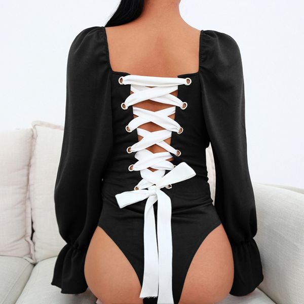 fashion puff sleeve female bodysuits hollow out bandage bodysuits elegant women vintage back lace up bodysuit 2020 1x, Black;white
fashion puff sleeve female bodysuits hollow out bandage bodysuits elegant women vintage back lace up bodysuit 2020 1x, Black;white