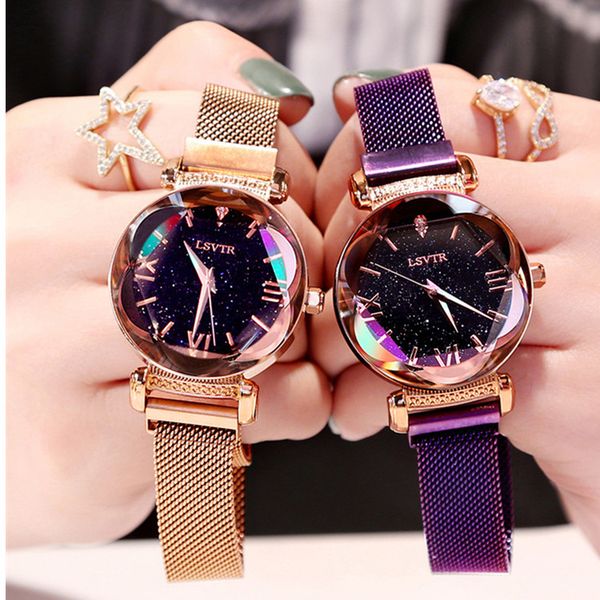 luxury romantic women watches starry sky magnetic female wristwatch waterproof rhinestones clock relogio feminino montre femme, Slivery;brown
luxury romantic women watches starry sky magnetic female wristwatch waterproof rhinestones clock relogio feminino montre femme, Slivery;brown
