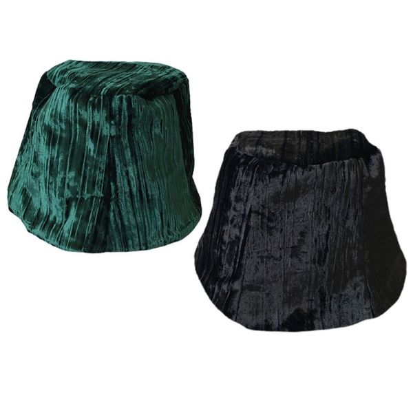 women autumn vintage velvet dome bucket hat shiny solid color striped bell-shaped hat female wide brim packable fisherman cap, Blue;gray
women autumn vintage velvet dome bucket hat shiny solid color striped bell-shaped hat female wide brim packable fisherman cap, Blue;gray