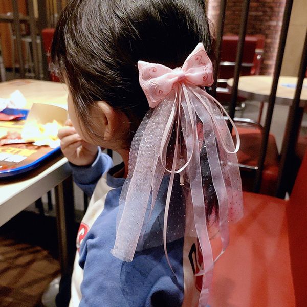 south korea children's hair accessories gauze ribbon bowknot hair ring barrettes sweet girls ponytail hairtie head, Brown
south korea children's hair accessories gauze ribbon bowknot hair ring barrettes sweet girls ponytail hairtie head, Brown