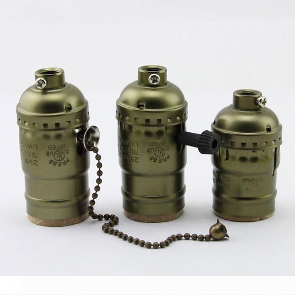 vintage edison lamp holder with knob switch pull-chain switch pendant light e27 e26 socket ul 110v 220v lamp base
vintage edison lamp holder with knob switch pull-chain switch pendant light e27 e26 socket ul 110v 220v lamp base