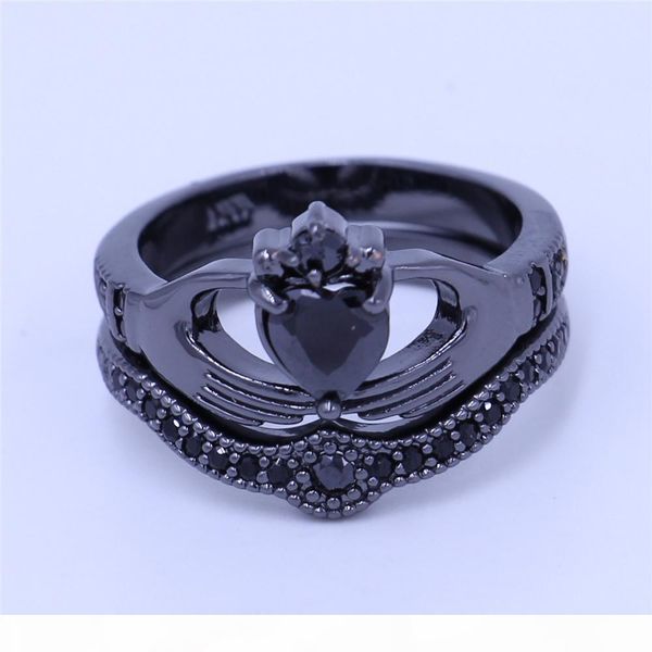 4 colors claddagh ring birthstone jewelry wedding band rings set for women 5a zircon cz black gold filled female party ring, Slivery;golden
4 colors claddagh ring birthstone jewelry wedding band rings set for women 5a zircon cz black gold filled female party ring, Slivery;golden