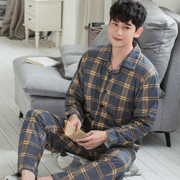45rom autumn young and middle-aged men's clothes clothes home furnishing clothing cotton plaid pajamas cardigan cotton plus plus size e, Black;brown
45rom autumn young and middle-aged men's clothes clothes home furnishing clothing cotton plaid pajamas cardigan cotton plus plus size e, Black;brown