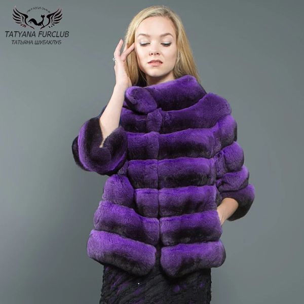 natural women fur coat real chinchilla color purple rex fur jacket short female luxury overcoats genuine coat, Black
natural women fur coat real chinchilla color purple rex fur jacket short female luxury overcoats genuine coat, Black