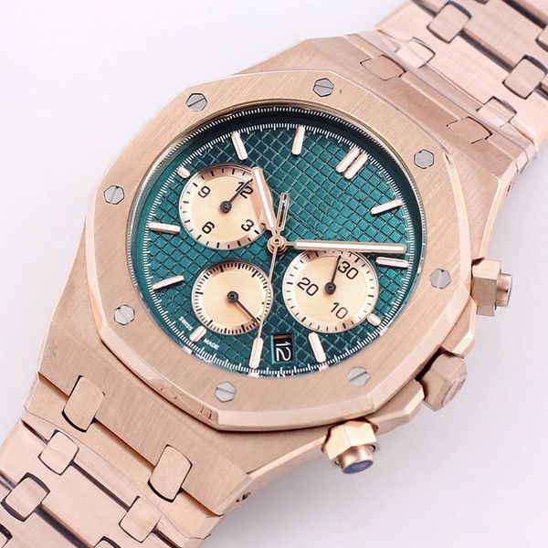 watches high-quality men's quartz watch 41mm, six-hand chronograph quartz movement, 316 stainless steel strap, butterfly buckle, Slivery;brown
watches high-quality men's quartz watch 41mm, six-hand chronograph quartz movement, 316 stainless steel strap, butterfly buckle, Slivery;brown