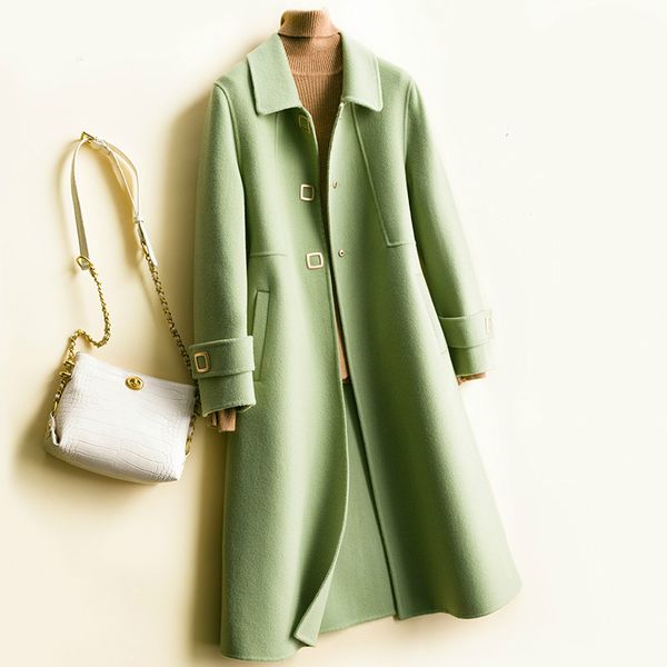 2020 new winter jacket women fashion woolen coat women long jackets 100% real wool coat female jacket, Black
2020 new winter jacket women fashion woolen coat women long jackets 100% real wool coat female jacket, Black
