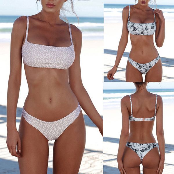 swimwear women 2020 dot floral print brief padded bathing suit adjustable strap beach swimming wear women bikini set, White;black
swimwear women 2020 dot floral print brief padded bathing suit adjustable strap beach swimming wear women bikini set, White;black