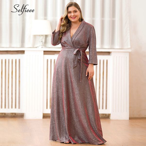 casual dresses plus size sparkle navy blue women a-line v-neck bow sashes autumn elegant maxi party jurken zomer, Black;gray
casual dresses plus size sparkle navy blue women a-line v-neck bow sashes autumn elegant maxi party jurken zomer, Black;gray