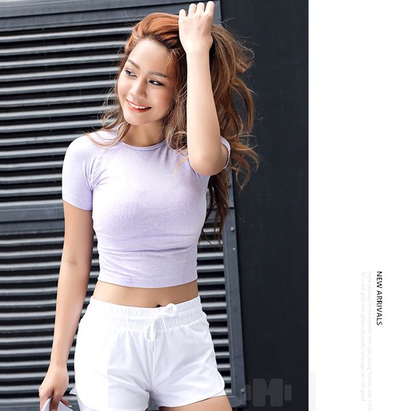 2019 women seamless yoga shirts gym workout clothes short sleeve crop sportwear yoga sports fitness yoga top, White;red
2019 women seamless yoga shirts gym workout clothes short sleeve crop sportwear yoga sports fitness yoga top, White;red