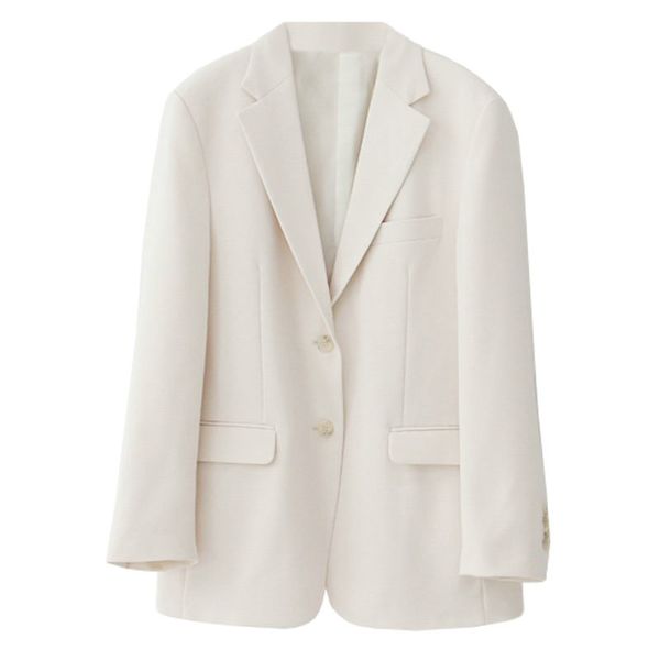 2020 white blazer for women summer blazer double breasted jackets ladies formal suit jackets, White;black